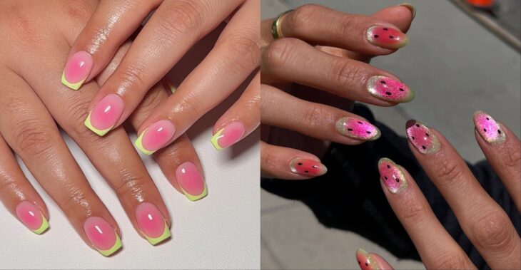 Watermelon Nails Are Having a Very Big Summer