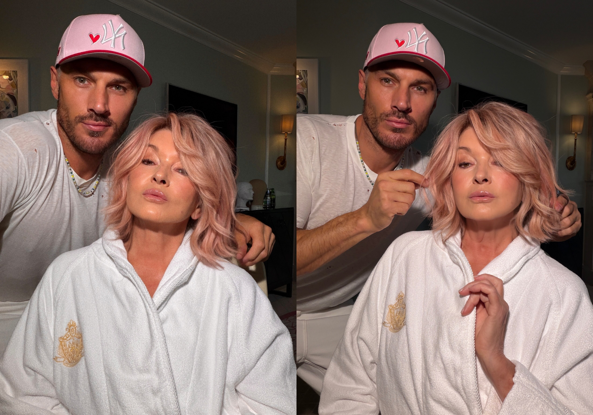 Martha Stewart Traded Her Signature Blonde for Rose Gold