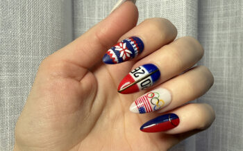 Olympics Season Calls for This Preppy, All-American Mani