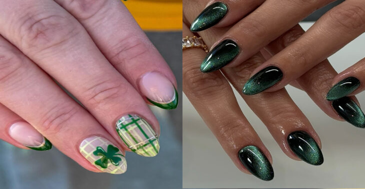 12 Green Nail Ideas for a Little Extra Luck This Month